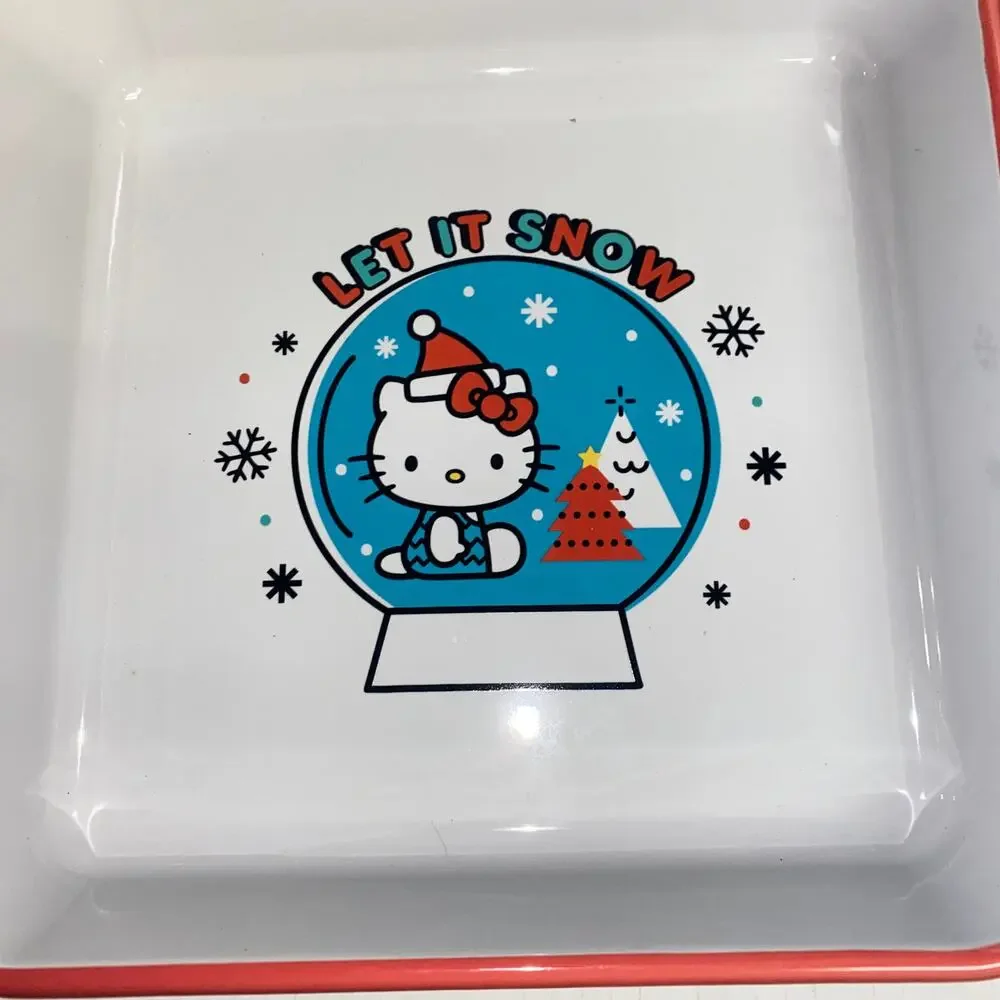 Hello Kitty SanRio Let It Snow Snowglobe Christmas 9